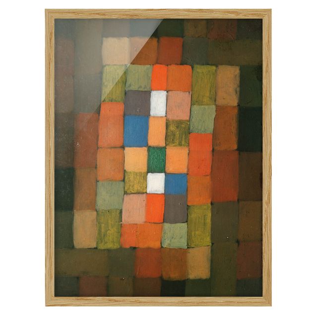 abstrakte Bilder mit Rahmen Paul Klee - Steigerung