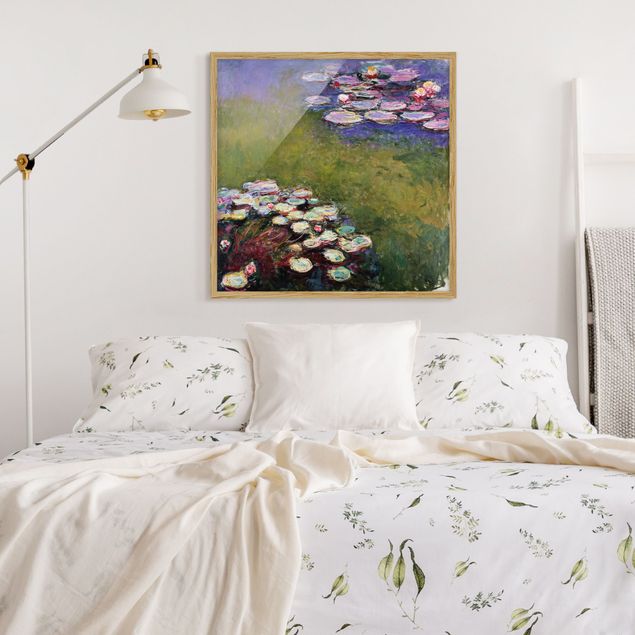 Moderne Bilder mit Rahmen Claude Monet - Seerosen