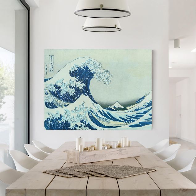 Leinwandbilder Meer Katsushika Hokusai - Die grosse Welle von Kanagawa