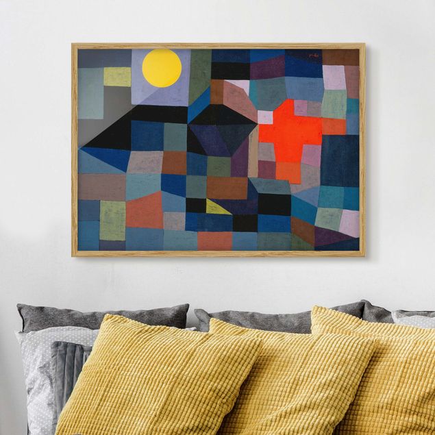 Bilder Expressionismus Paul Klee - Feuer bei Vollmond