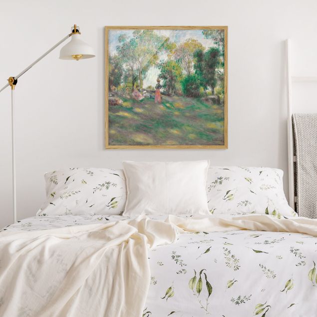 Moderne Bilder mit Rahmen Auguste Renoir - Landschaft mit Figuren