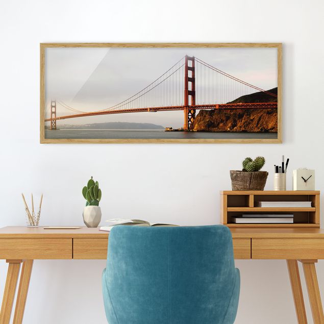 Skylines Bilder mit Rahmen San Francisco