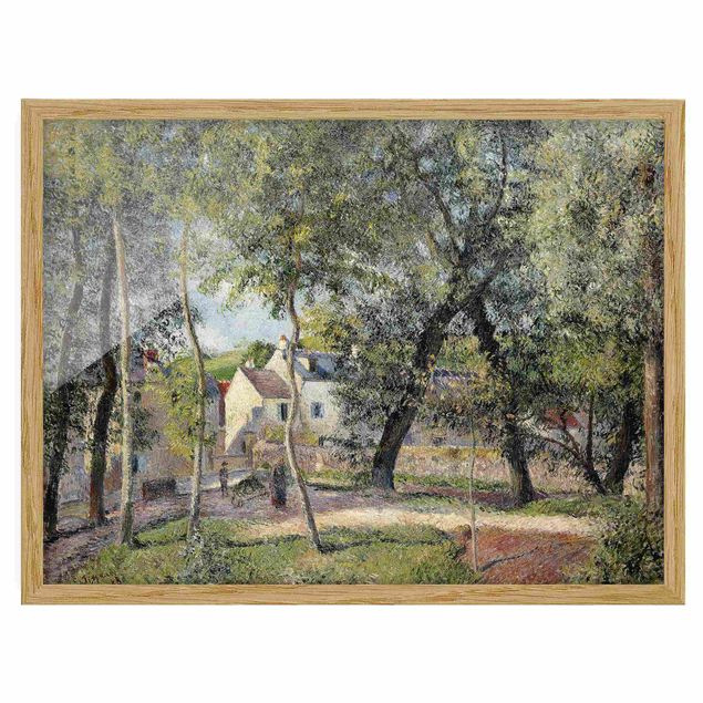 Natur Bilder mit Rahmen Camille Pissarro - Landschaft bei Osny