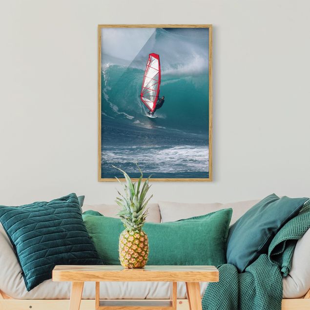 Moderne Bilder mit Rahmen The Surfer
