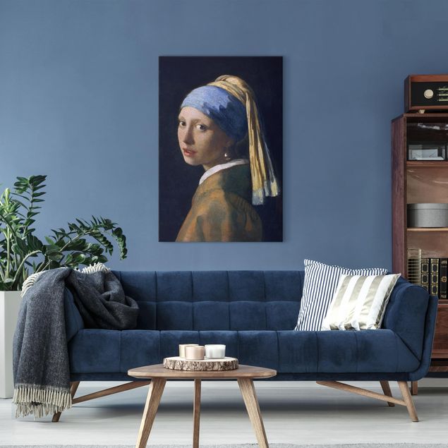 Leinwandbild - Jan Vermeer van Delft - Das Mädchen mit dem Perlenohrgehänge - Hochformat 3:2