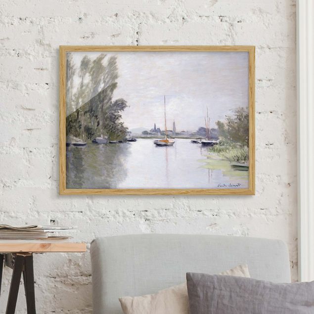 Kunstdrucke mit Rahmen Claude Monet - Argenteuil