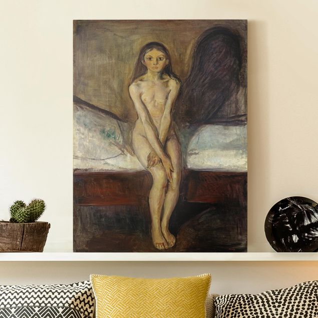 Expressionistische Gemälde Edvard Munch - Pubertät