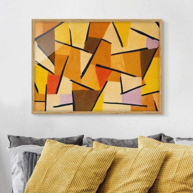 Expressionistische Gemälde Paul Klee - Harmonisierter Kampf