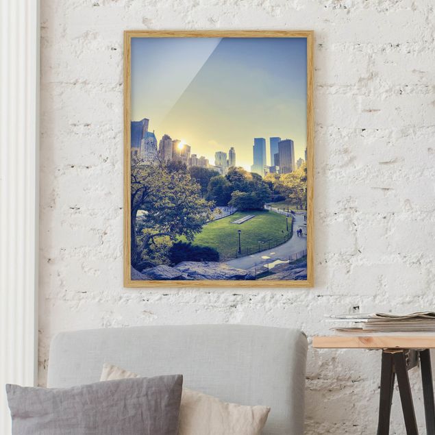 Moderne Bilder mit Rahmen Peaceful Central Park