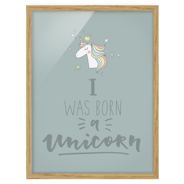 Wandbilder I was born a Unicorn