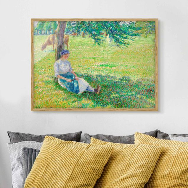 Impressionismus Bilder Camille Pissarro - Kuhhirtin