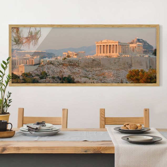 Skylines Bilder mit Rahmen Akropolis
