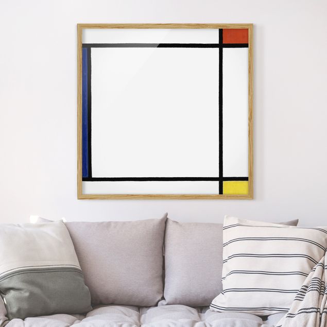 Gerahmte Kunstdrucke Piet Mondrian - Komposition III