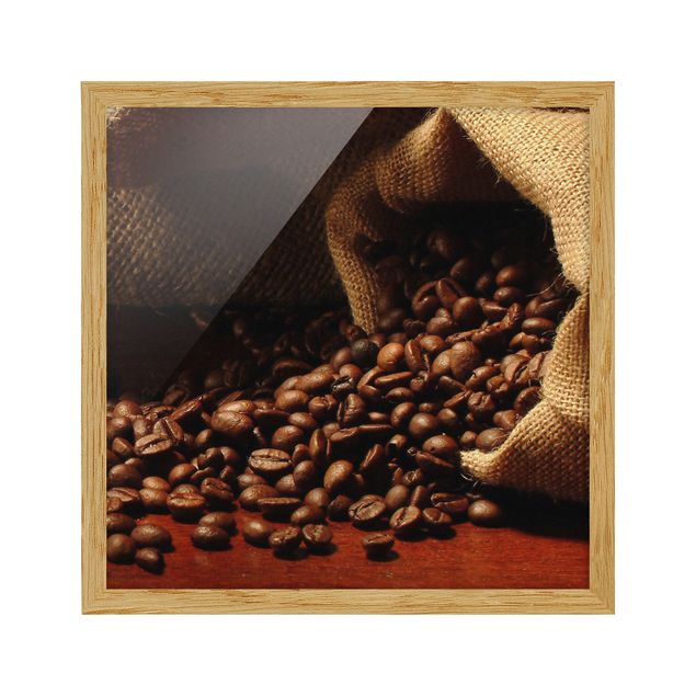 Bild mit Rahmen - Dulcet Coffee - Quadrat 1:1