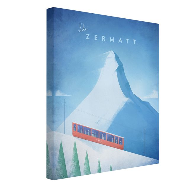 Henry Rivers Poster Reiseposter - Zermatt