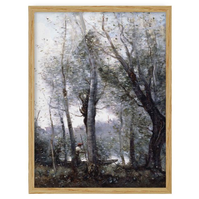 schöne Bilder Jean-Baptiste Camille Corot - Ein Flussschiffer