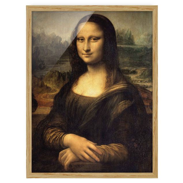 Moderne Bilder mit Rahmen Leonardo da Vinci - Mona Lisa
