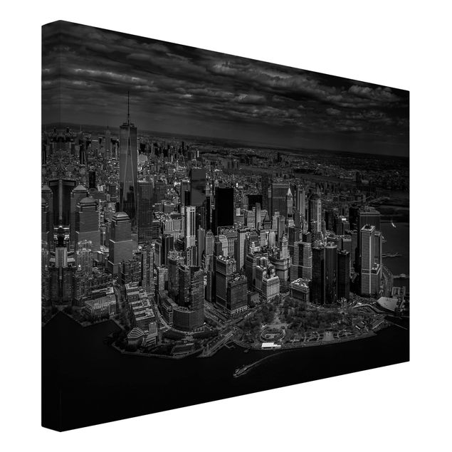 Leinwandbilder New York - Manhattan aus der Luft