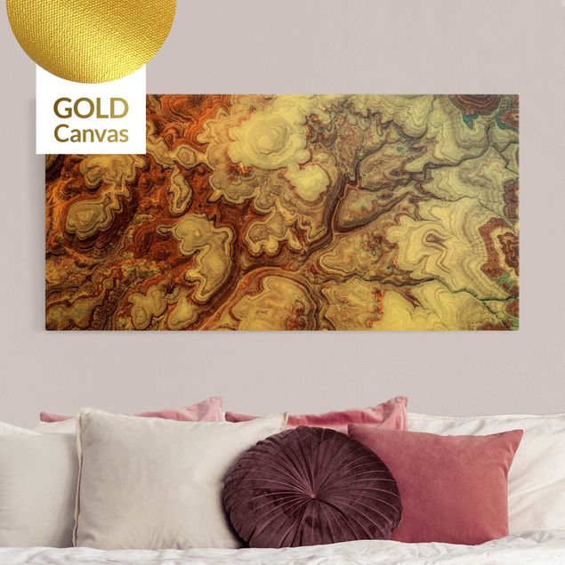 Leinwandbild Gold - Farbenpracht von Utah - Querformat 2:1
