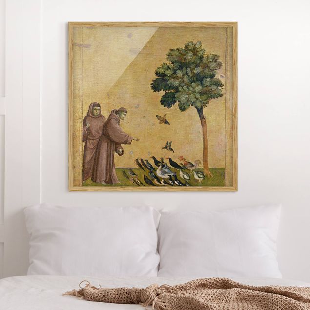 Moderne Bilder mit Rahmen Giotto di Bondone - Der Heilige Franziskus