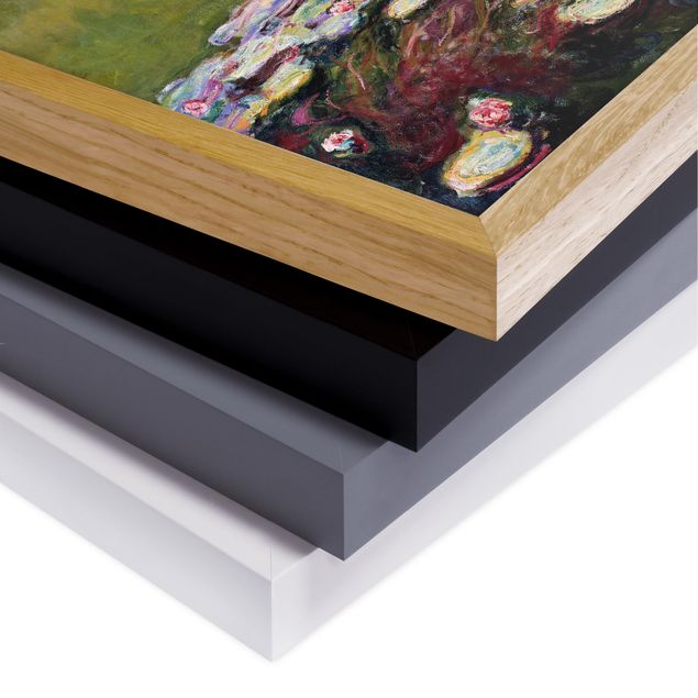 Bild mit Rahmen - Claude Monet - Seerosen - Quadrat 1:1