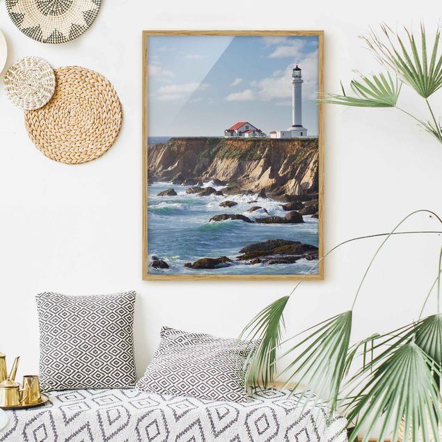 Moderne Bilder mit Rahmen Point Arena Lighthouse Kalifornien
