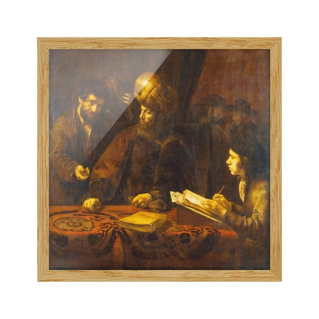 Moderne Bilder mit Rahmen Rembrandt van Rijn - Gleichnis von Arbeitern