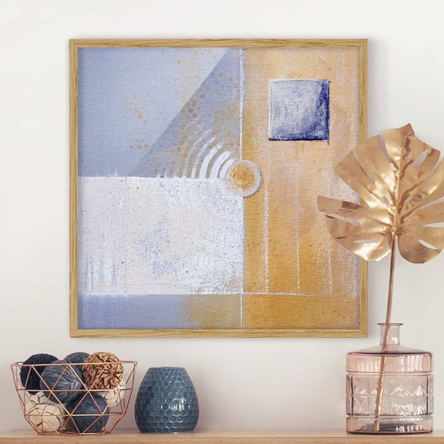 Moderne Bilder mit Rahmen Pastel for your room