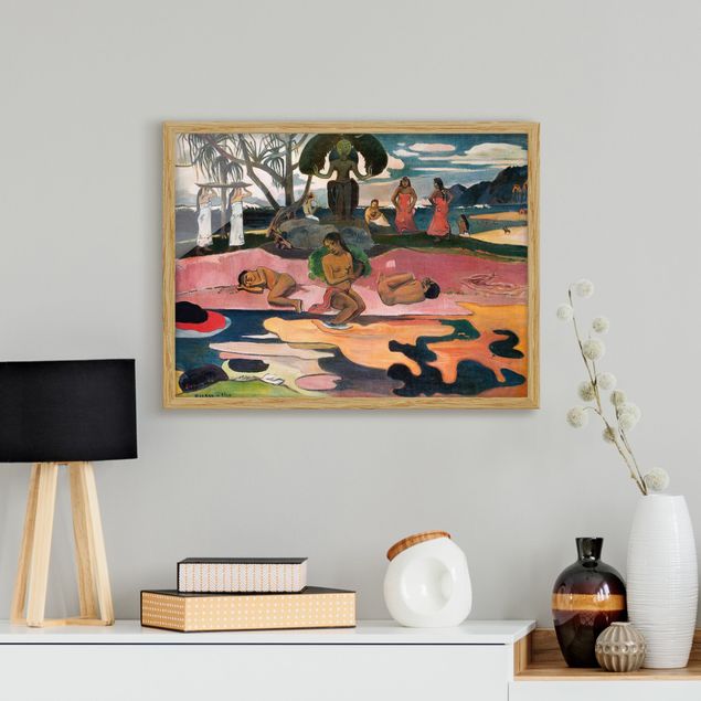 Moderne Bilder mit Rahmen Paul Gauguin - Gottestag