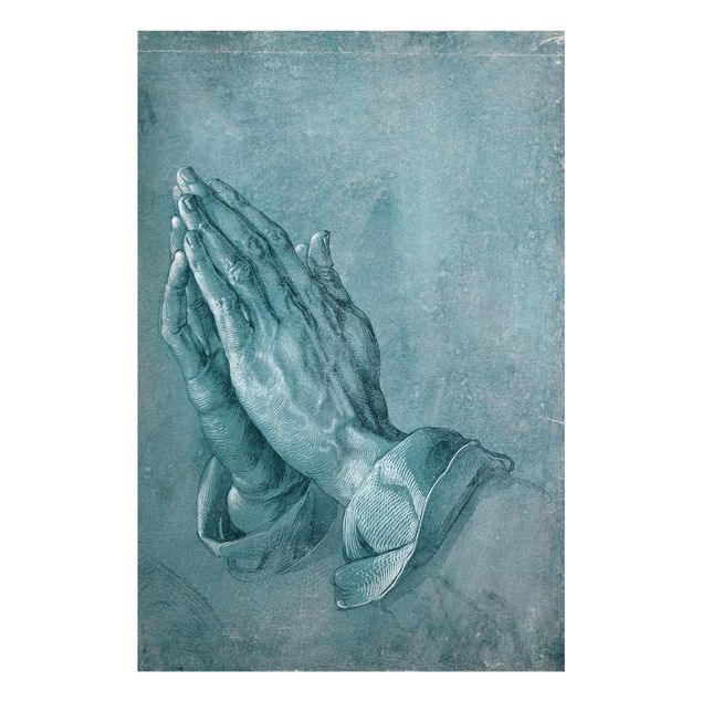 Glasbild - Albrecht Dürer - Studie zu Betende Hände - Hochformat 3:2