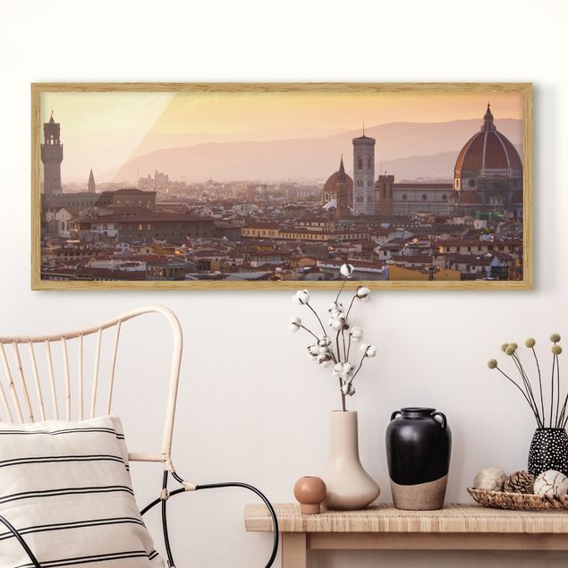 Skylines Bilder mit Rahmen Florenz