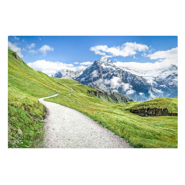 Leinwandbilder kaufen Grindelwald Panorama