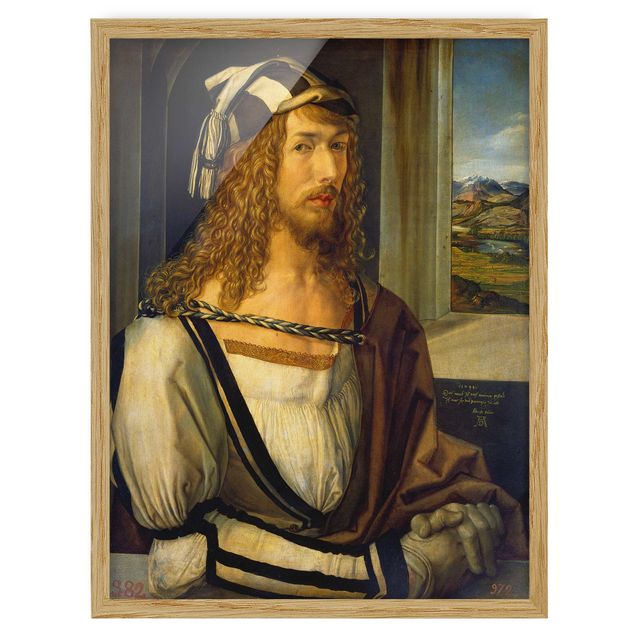 Albrecht Dürer Bilder Albrecht Dürer - Selbstbildnis mit Landschaft