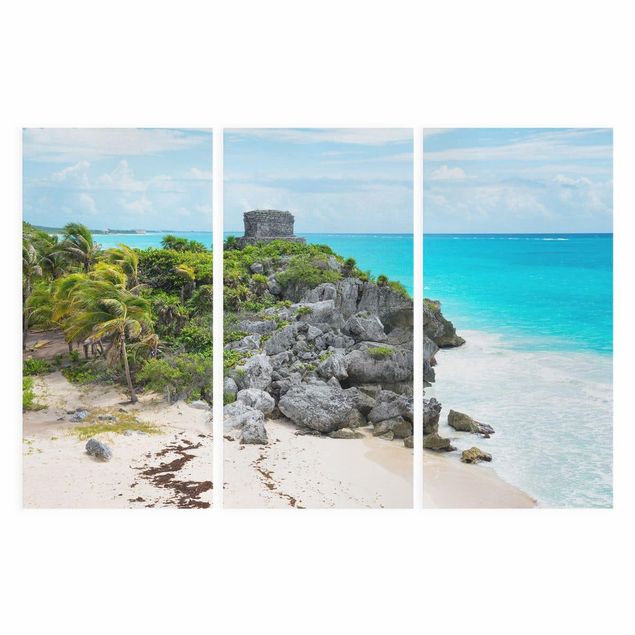 Leinwandbilder kaufen Karibikküste Tulum Ruinen
