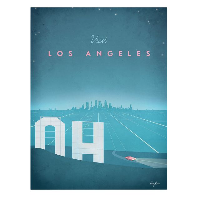 schöne Leinwandbilder Reiseposter - Los Angeles