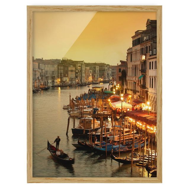 Wandbilder mit Rahmen Großer Kanal von Venedig