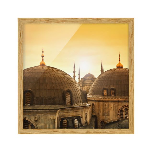 Bilder mit Rahmen Über den Dächern von Istanbul