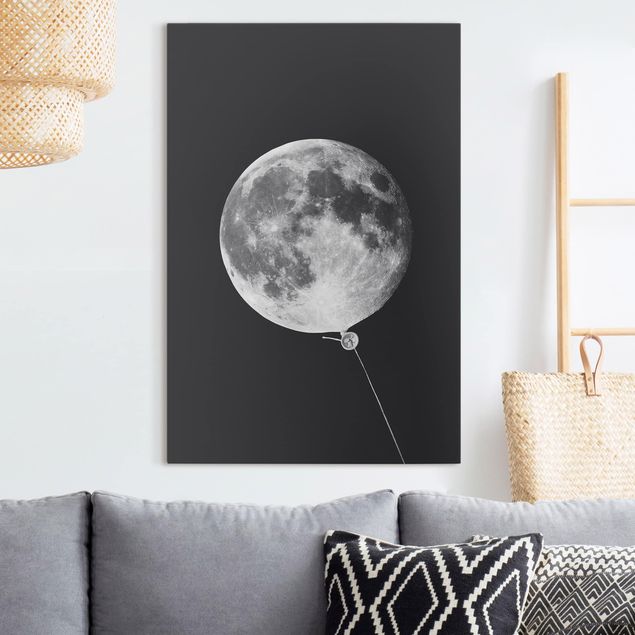 Jonas Loose Poster Luftballon mit Mond