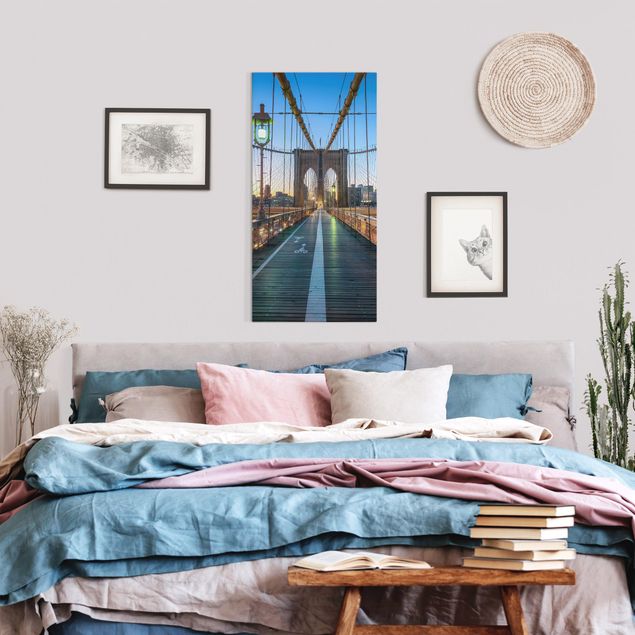 Bilder Morgenblick von der Brooklyn Bridge