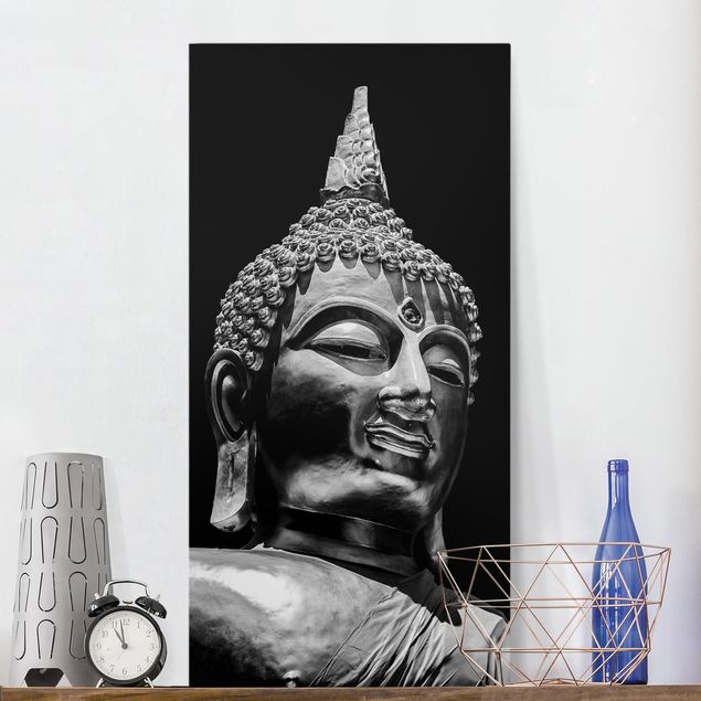 Leinwandbilder Buddha Buddha Statue Gesicht