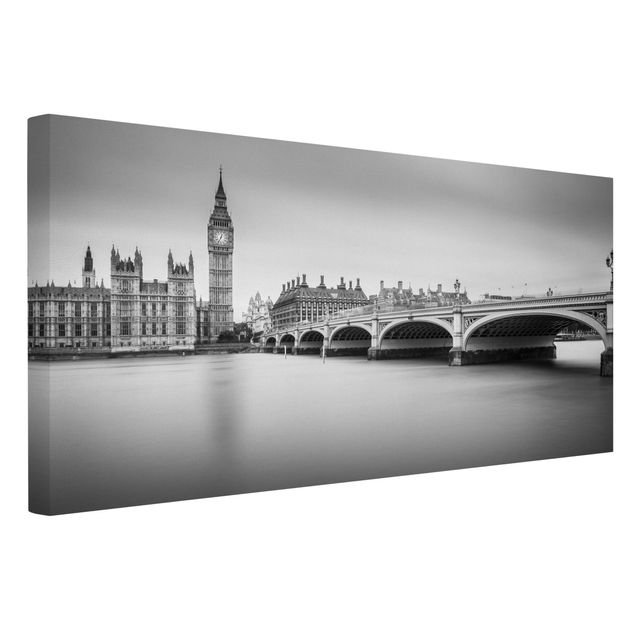 schöne Leinwandbilder Westminster Brücke und Big Ben