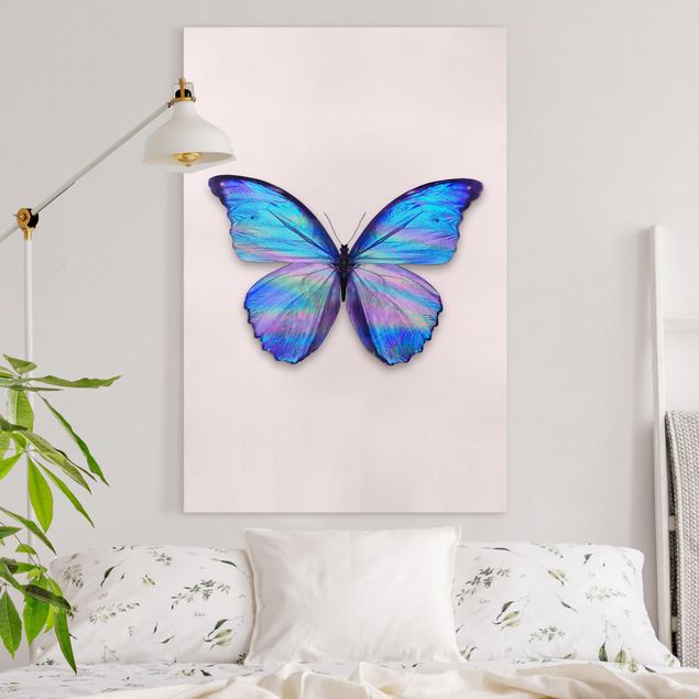 Schmetterlinge Leinwand Holografischer Schmetterling