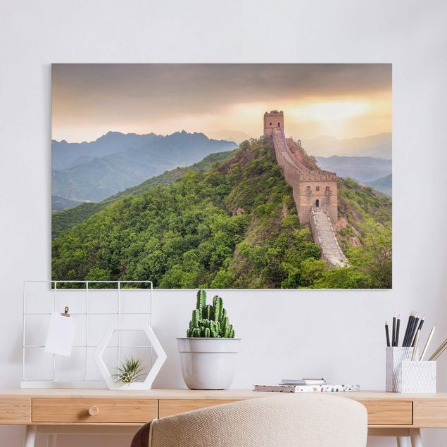 Natur Leinwand Die unendliche Mauer von China