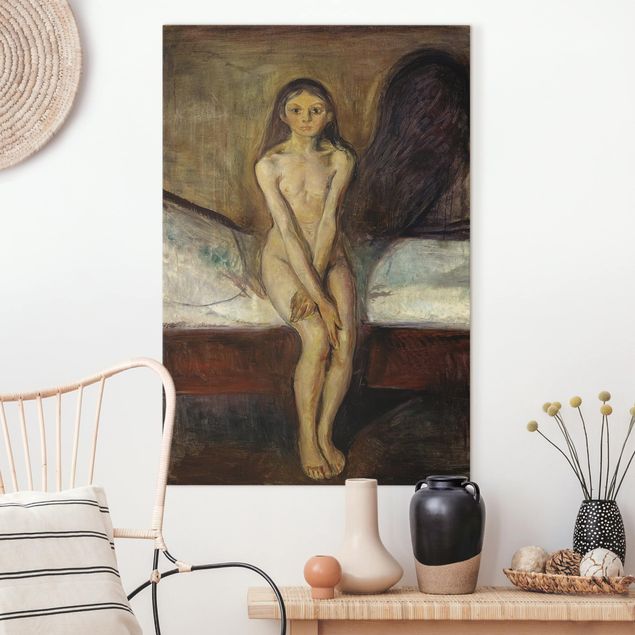 Expressionistische Gemälde Edvard Munch - Pubertät