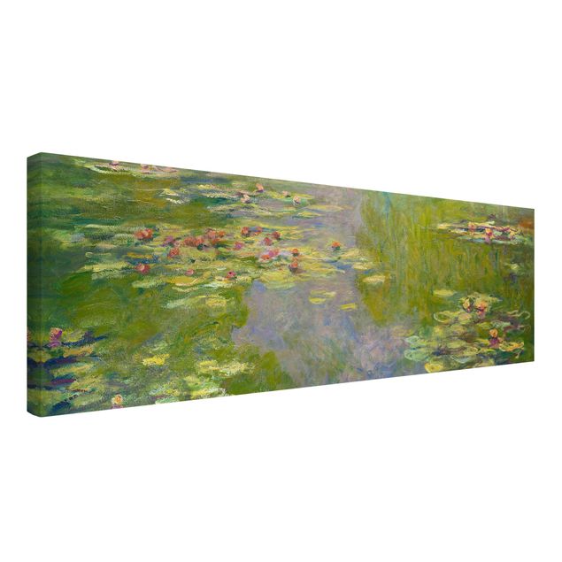 Leinwandbilder kaufen Claude Monet - Grüne Seerosen