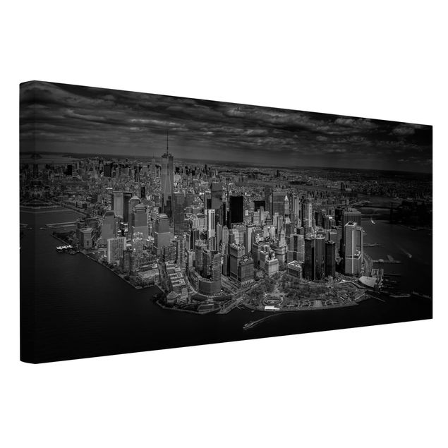 Leinwandbilder kaufen New York - Manhattan aus der Luft