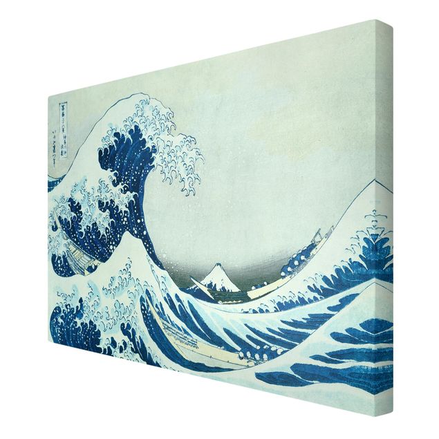 Leinwandbilder kaufen Katsushika Hokusai - Die grosse Welle von Kanagawa