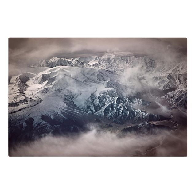 Leinwandbild - Berge von Tibet - Querformat 2:3