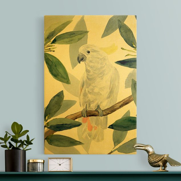 Leinwandbilder Vögel Tropischer Kakadu I