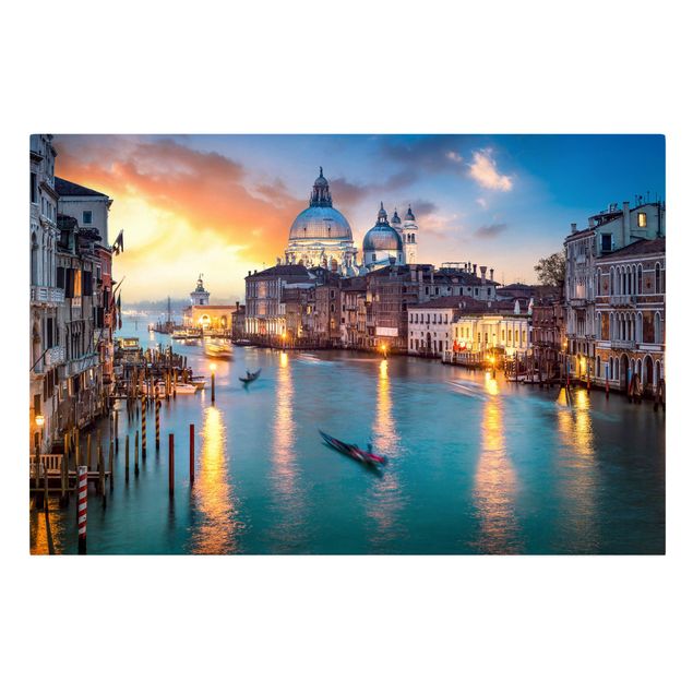 Leinwandbilder Sunset in Venice